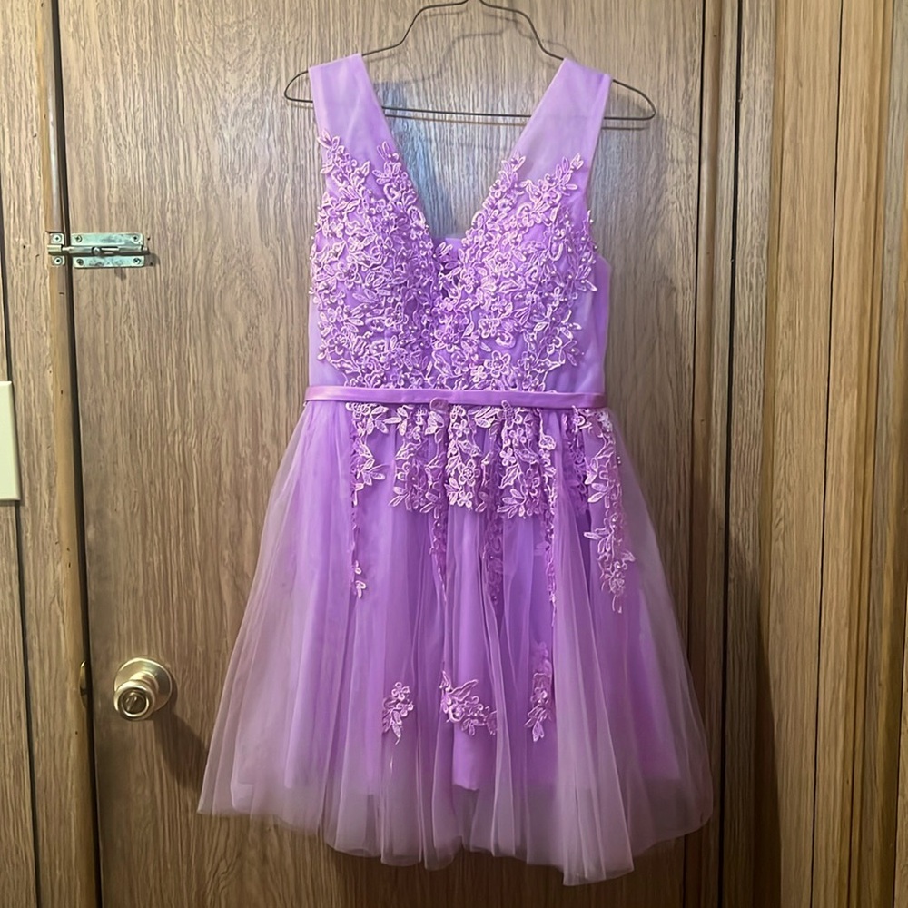 Purple dress